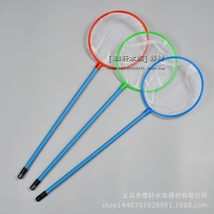 Wholesale outdoor stall fishing net fishing net small fishing aquarium fish tank fishing children's toys round fishing net