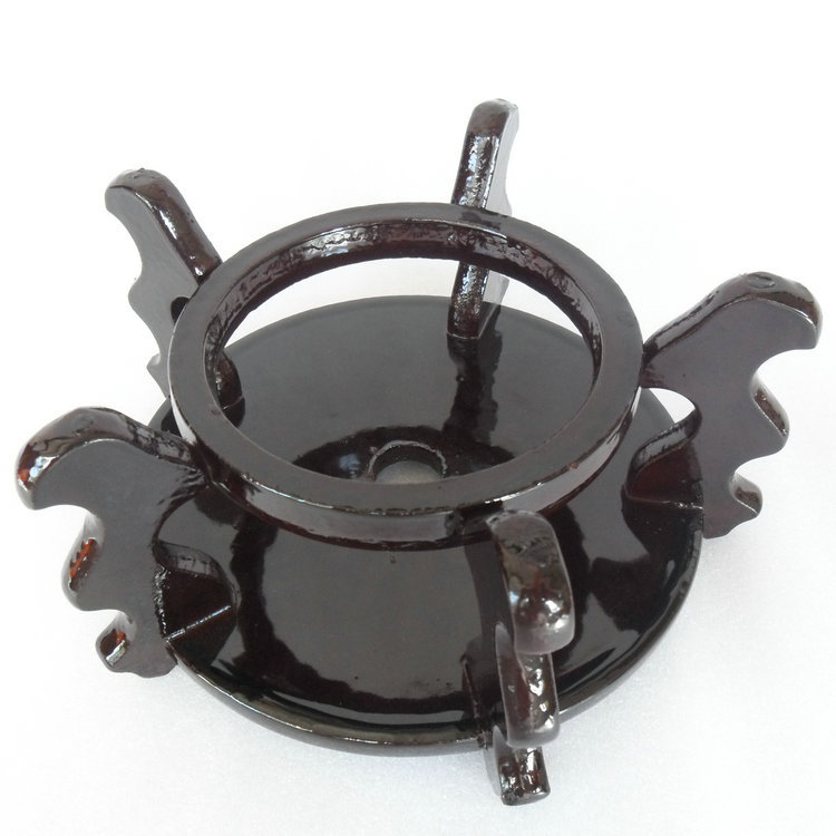 Crafts Ceramic Wooden Base Conch Wooden Base Fish Tank Foot Salt Lamp Stand Stone Flower Pot Wooden Base Wholesale