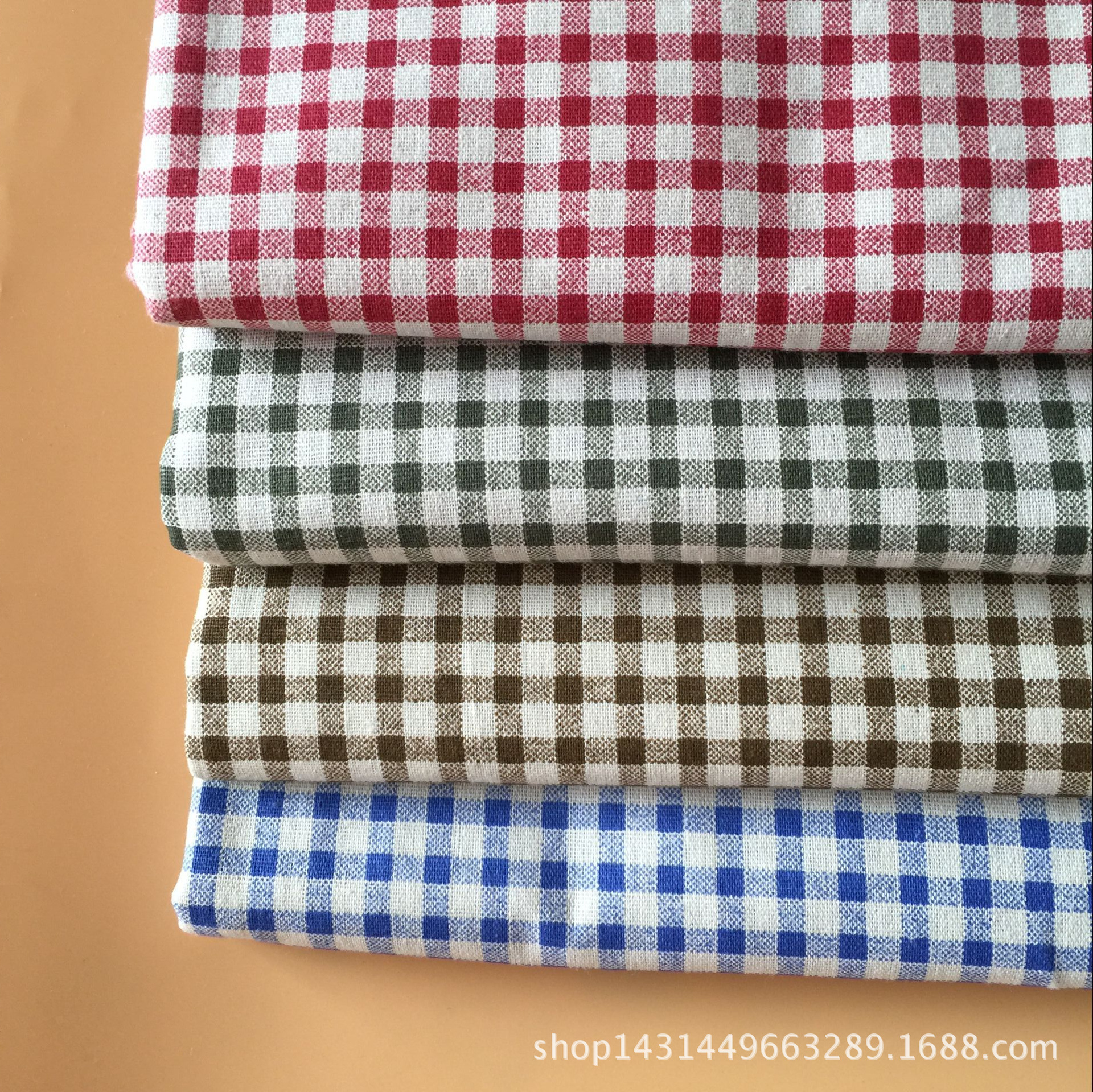 Kindergarten Decorative Cloth Linen Fabric Linen Printed 7 Color Pair Tablecloth