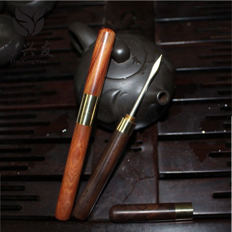 Маленькая розwood чайная игла, чайный нож, аксессуары для пуэра и черного чая, бесплатный логотип от производителя