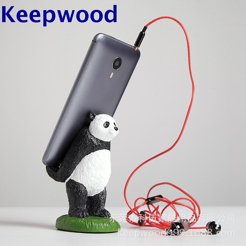 Mobile Phone Holder, Personalized Cute Mobile Phone Holder, Creative Cartoon Mobile Phone Holder, Lazy Mobile Phone Holder, Giant Panda Mobile Phone Holder