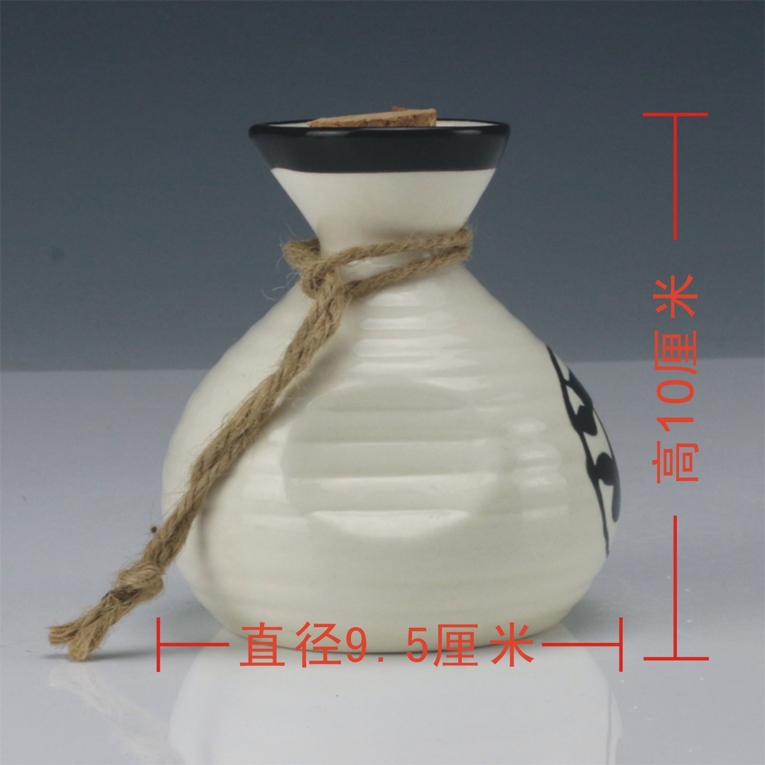 Factory spot wholesale Japanese ceramic warm hip flask hand grab ceramic wine uncle temperature control hip flask