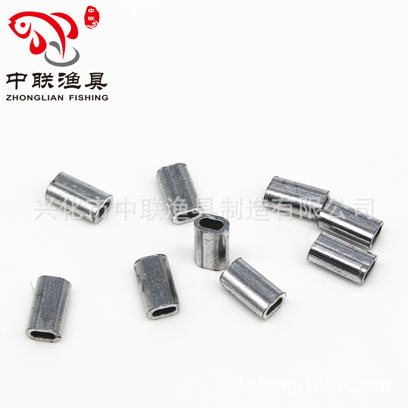 Один алюминиевый трубка плоская алюминиевая трубка один алюминиевый рукав стальная проволока с овальными аксессуарами для рыбалки оптом