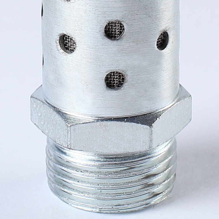 SB-type aluminum alloy muffler ALWITOO same aluminum alloy solenoid valve muffler wholesale