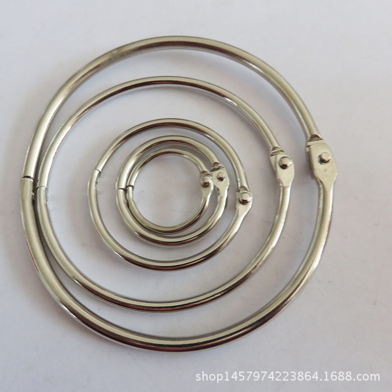 Металлическое кольцо для книг, открытое кольцо, зажим, кольцо для листов, 14-80, для фотоальбома, может быть выполнено в цвете