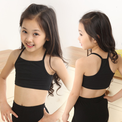 Girls' Intimates Bra, Girl's Bra, Tube Top, Chest-Wrapped Kidsren's Camisole, Little Girl's Developmental Period Student