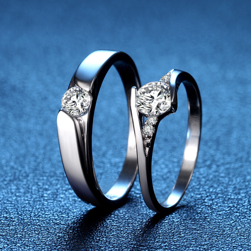 Ring Customization Shenzhen Jewelry Factory OEM Cross-border Foreign Trade E-Commerce Amazon Customized Moissanite OEM