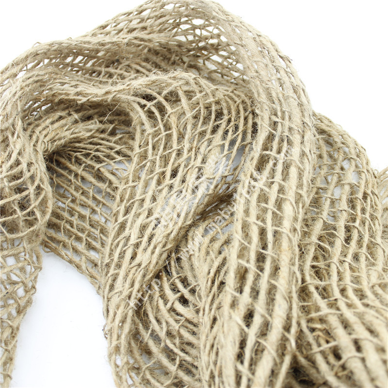 Export Standard Highway Maintenance Slope Protection Large Mesh Burlap Decorative Photo Background Plain Jute Gray Fabric