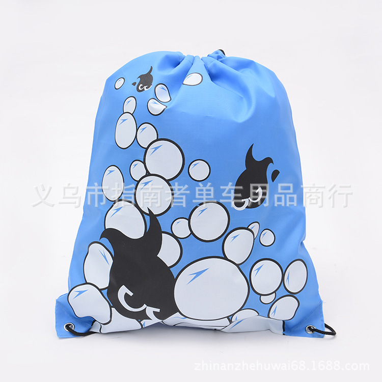 Outdoor Backpack Drawstring Sundries Bag Clothes Storage Bag Waterproof Bag Shoe Bag Beach Swimming Bundle Pocket