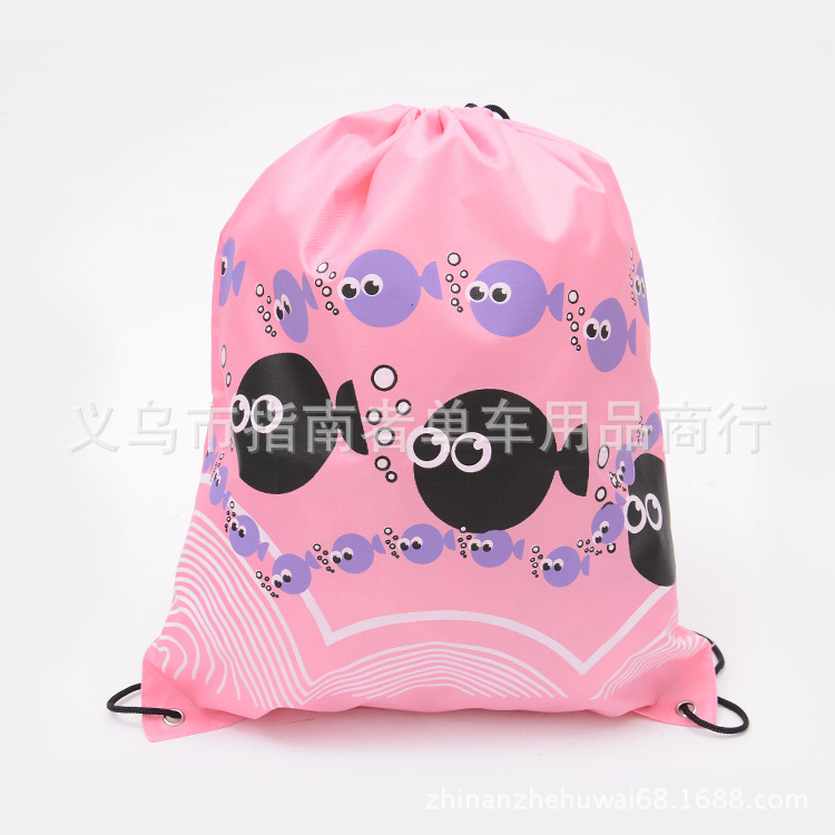 Outdoor Backpack Drawstring Sundries Bag Clothes Storage Bag Waterproof Bag Shoe Bag Beach Swimming Bundle Pocket