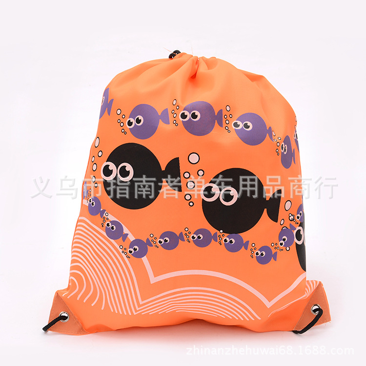 Outdoor Backpack Drawstring Sundries Bag Clothes Storage Bag Waterproof Bag Shoe Bag Beach Swimming Bundle Pocket