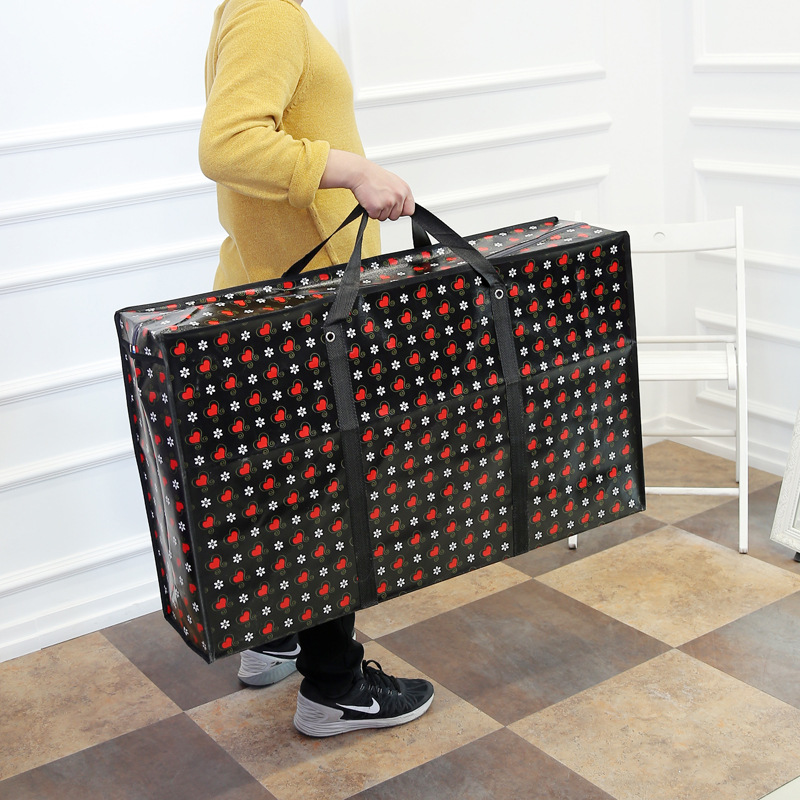 Сумка для перемещения, утолщенная, из нетканого материала, сумка для хранения одеял, водонепроницаемая дорожная сумка, портативная упаковочная сумка