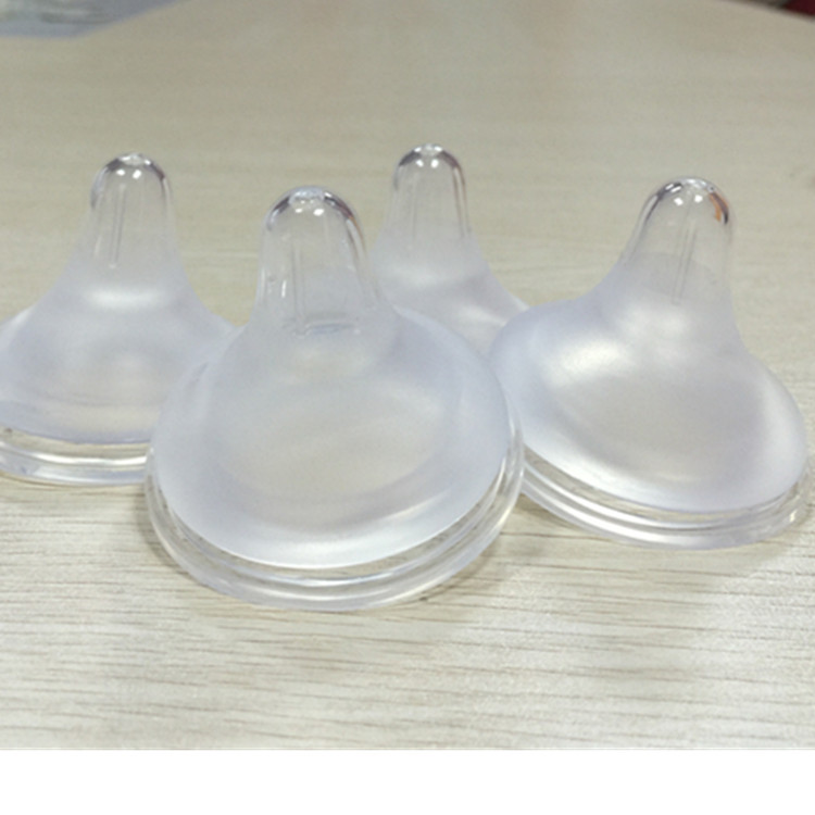 Wide-Mouth Liquid Silicone Pacifier, Practical Breast Milk Feeding Pacifier, Thickeneded Frosted Pacifier