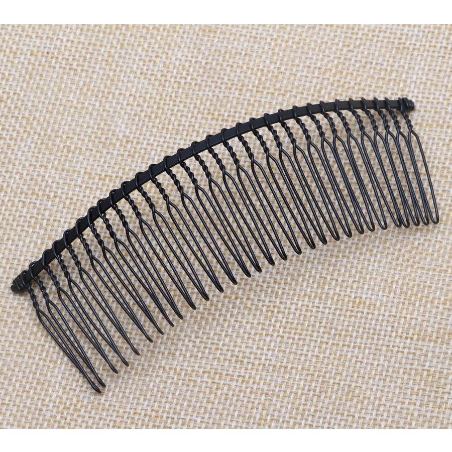 10203040 Teeth Guangdong Gold Silver Black Wire Hairband Comb Hair Accessories Crown Bridal Headwear Hair Comb