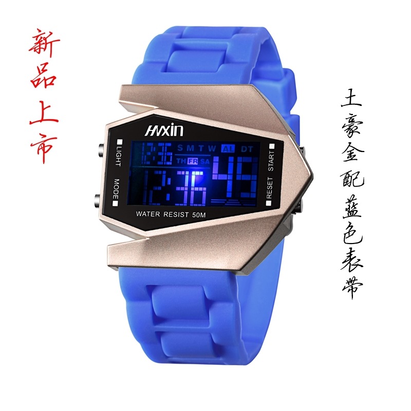 Factory wholesale multi-functional luminous alarm clock fashion personality children Students men and women electronic watches foreign trade hot money