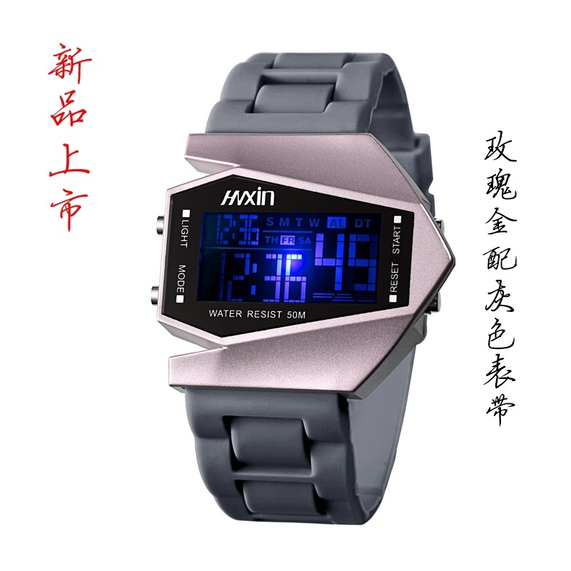 Factory wholesale multi-functional luminous alarm clock fashion personality children Students men and women electronic watches foreign trade hot money