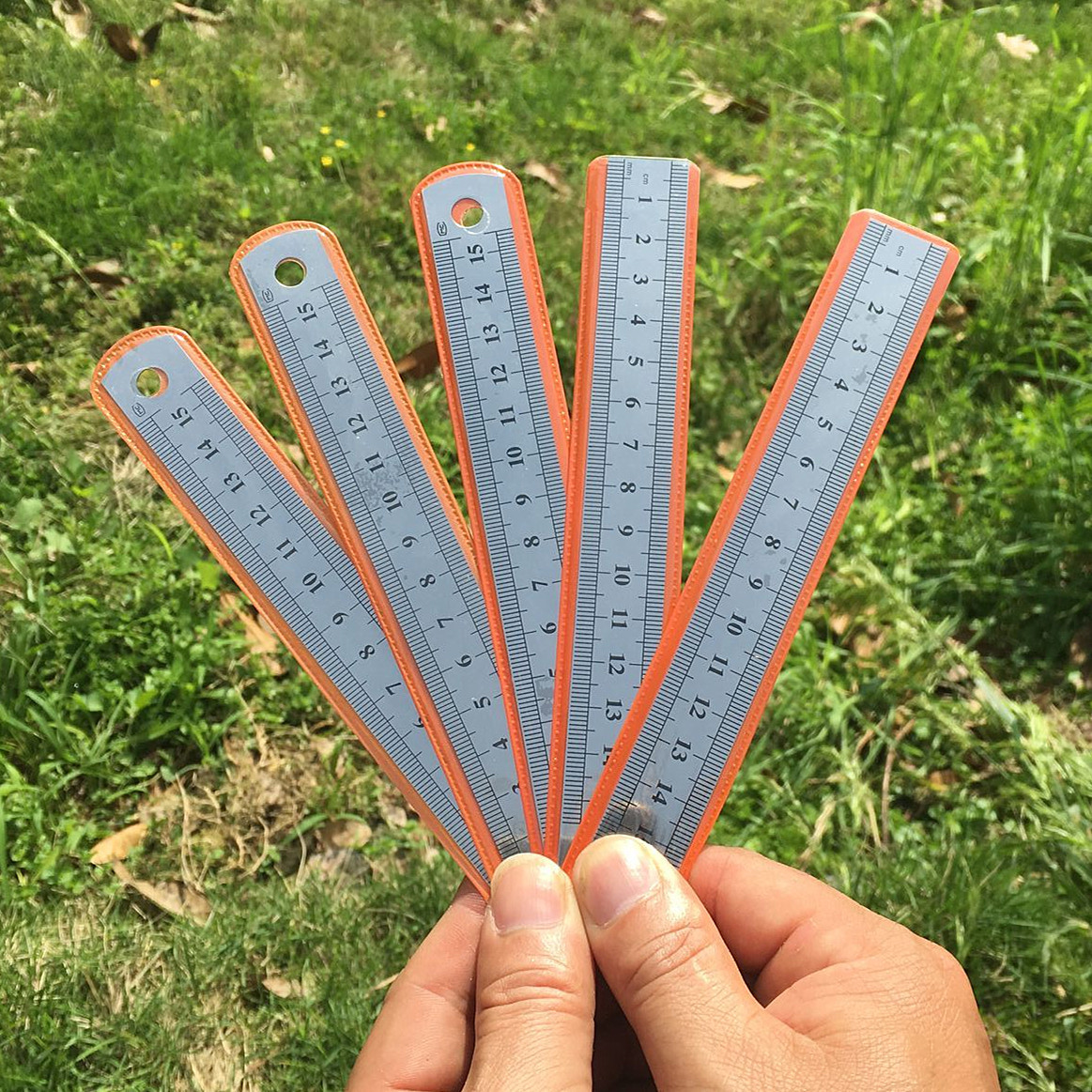 15cm steel ruler 15cm inch stainless steel ruler 150mm steel ruler ruler wholesale factory direct sales