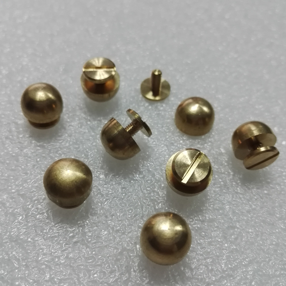 Pure copper bottom nail bucket foot nail round foot nail mushroom nail fixing screw
