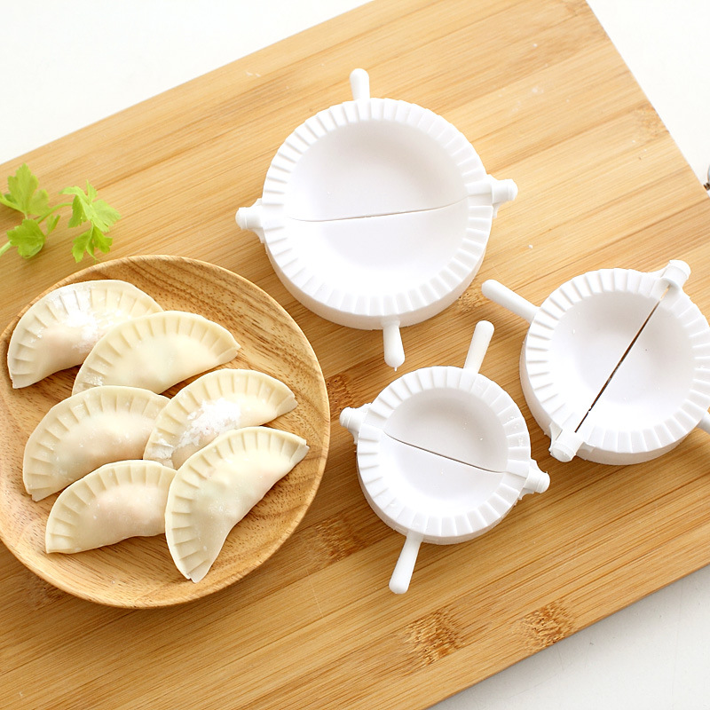 T Diameter 8cm Manual Dumpling Making Device Plastic Mold Quick Dumpling Making Tool Single Pack