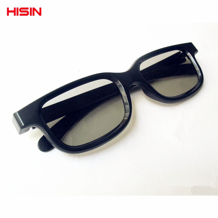 Прямые продажи стандартных 3D очков для театров, обычный круглый поляризованный угол, универсальные для домашних театров