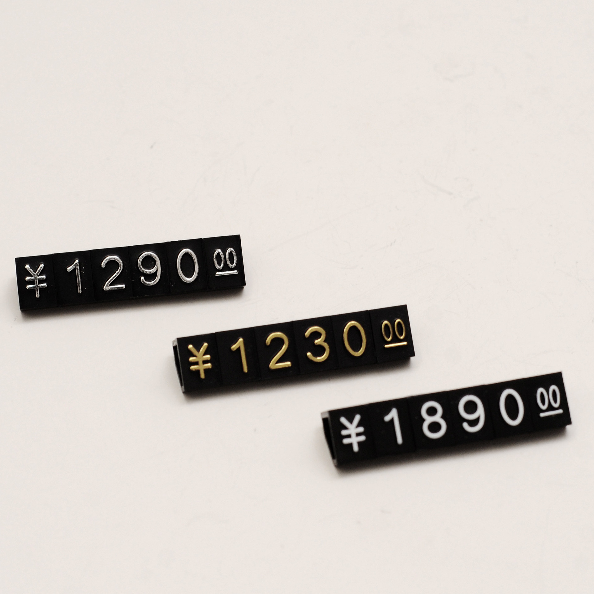 Wholesale Transparent Digital Price Brand Watch Jewelry Price Label Plastic Label Price Label Jewelry Price Label Price Code Grain