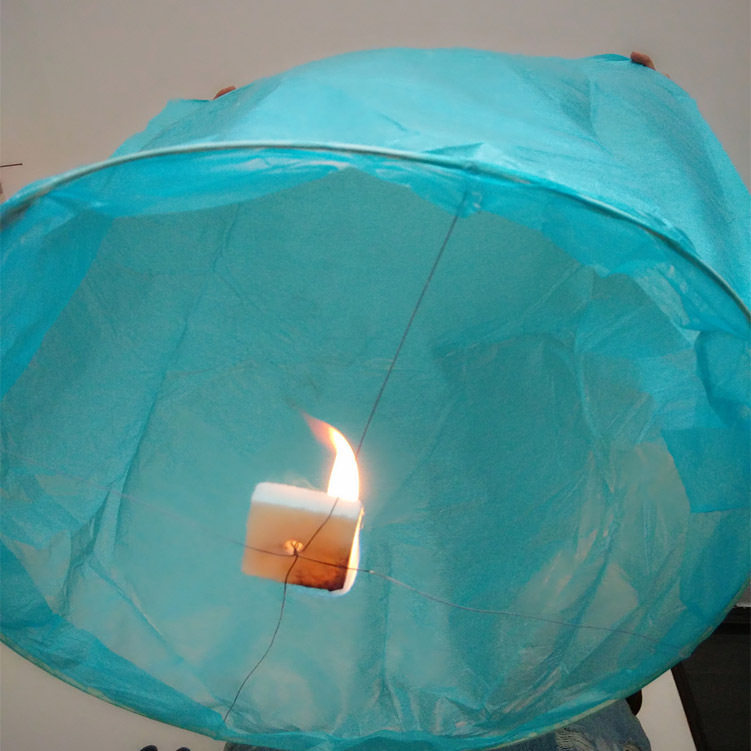 Kongming Lamp Amazon is dedicated to cross-border White flame retardant wishing lamp factory direct supply sky lamp foreign trade export Kongming Lamp