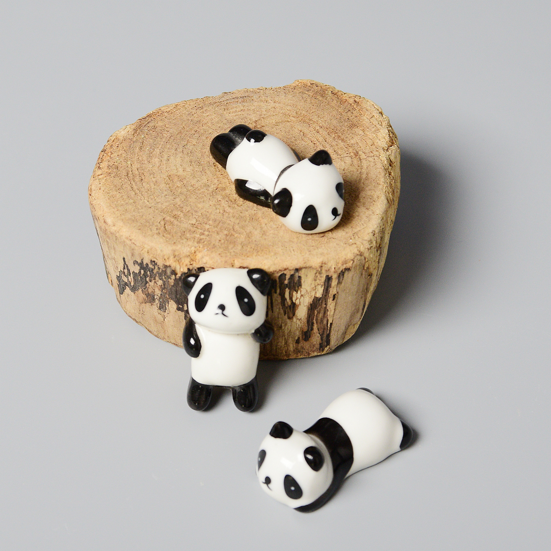 Japanese Chopsticks Holder Ceramic Panda Chopsticks Holder Chopsticks Holder Chopsticks Holder Ceramic Crafts Ornaments Pen Holder Hot Sale