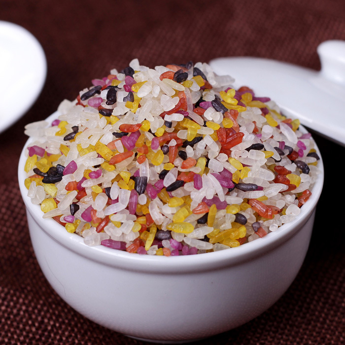 Yunnan Luoping specialty five-color rice 1kg Buyi flower rice handmade rice plant dyed colorful glutinous rice