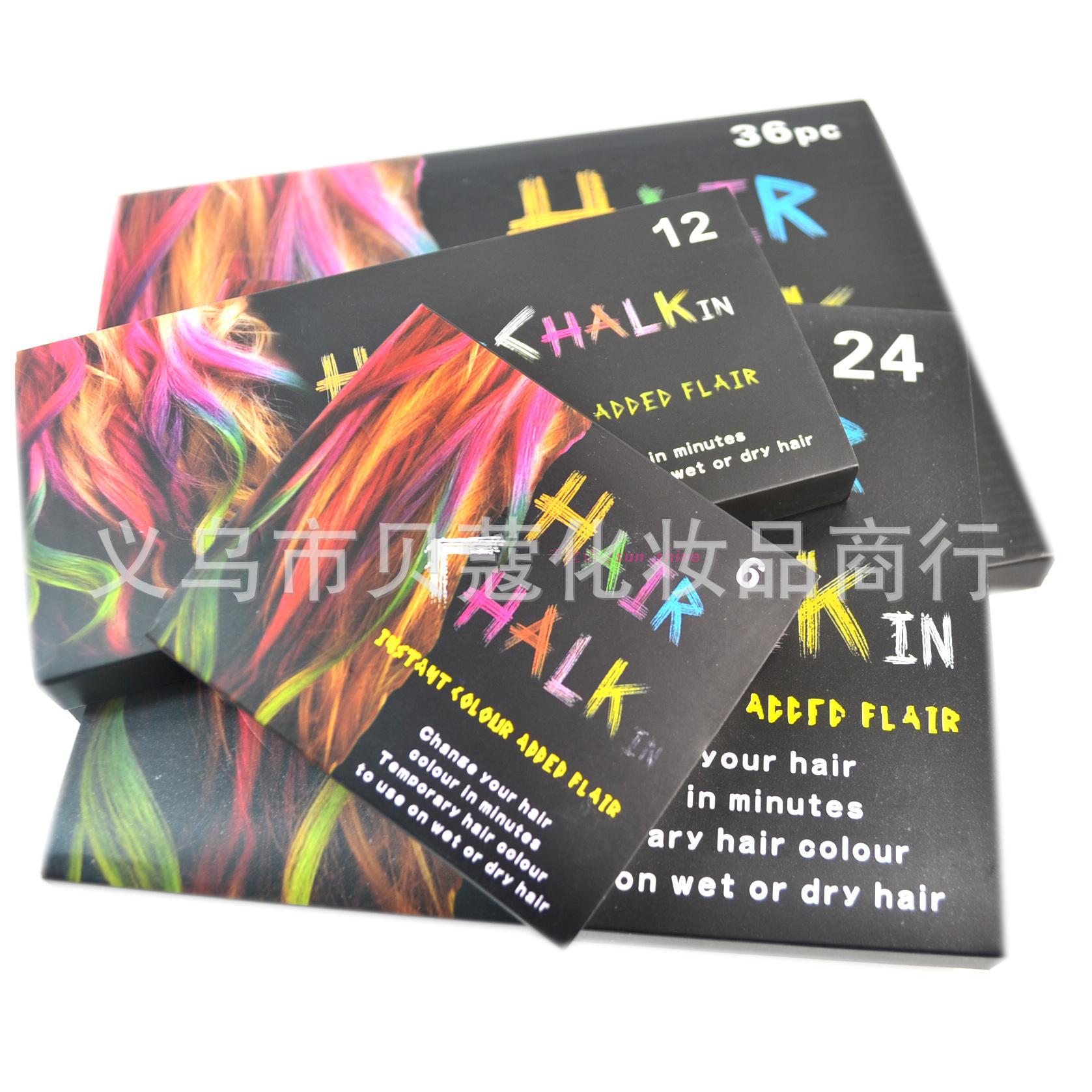 Прямые поставки мелков для волос 6 цветов 12 цветов 24 цвета 36 цветов