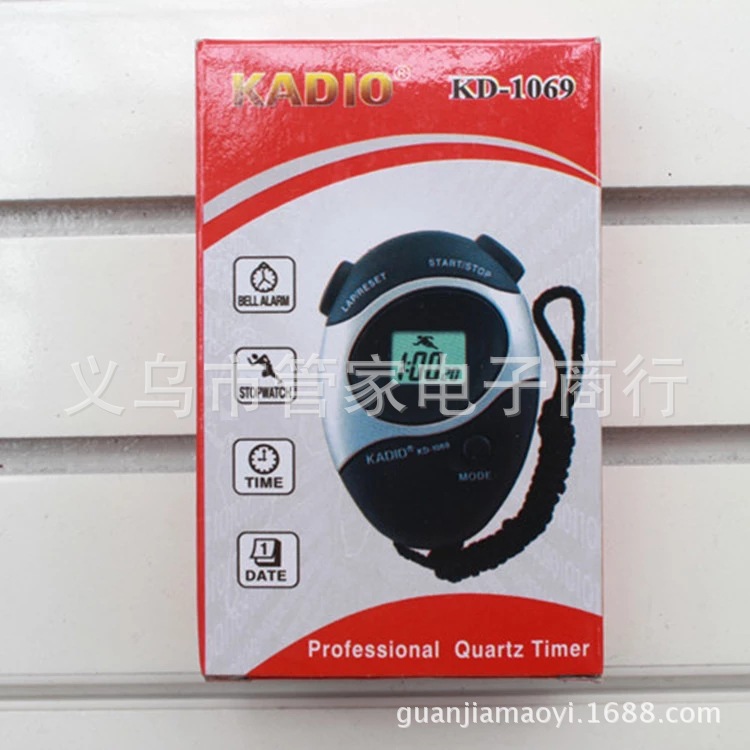 Foreign trade stopwatch KD-1069 multi-function sports stopwatch timer KADIO electronic stopwatch factory direct sales