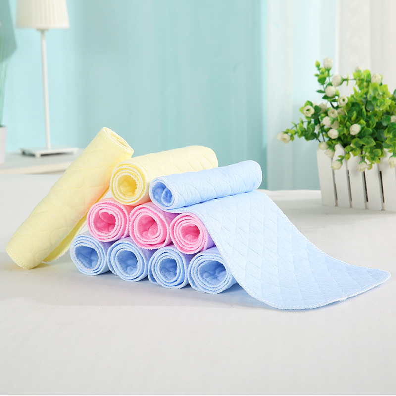 Sunshine chrysanthemum maternal and infant products color three-layer ecological cotton diapers baby diapers absorbent breathable large discount spot