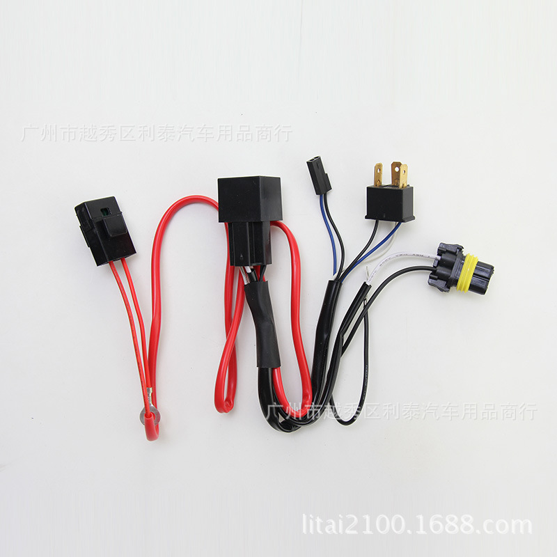 Factory wholesale car motorcycle headlight line group H4 xenon lamp telescopic variable light HID wire harness auto and motorcycle