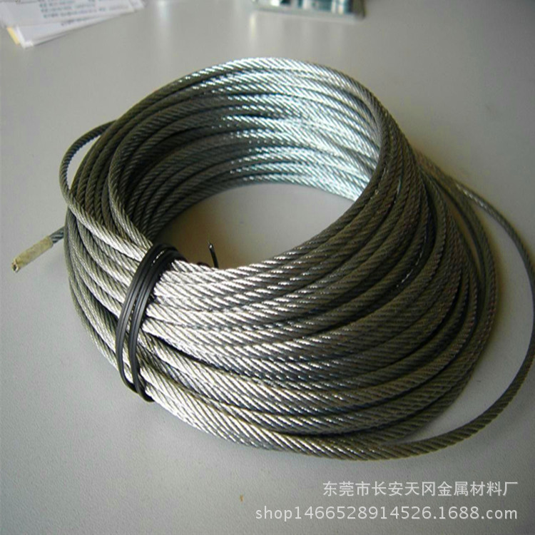 Self-Produced and Sold Various Specifications of 304/316 Stainless Steel Wire Ropes, Colorfuled Rubber-Coated Wire Ropes, High Quality and Low Price