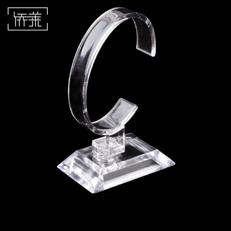 Watch Display Stand Transparent Acrylic Stand Bracelet Display Stand C Ring Stand Bracelet Bracelet Jewelry Stand Wholesale