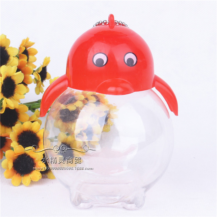 Small caliber fish fan fat double your pet breeding box transparent breathable goldfish tank Cup fish bottle ferrule stall