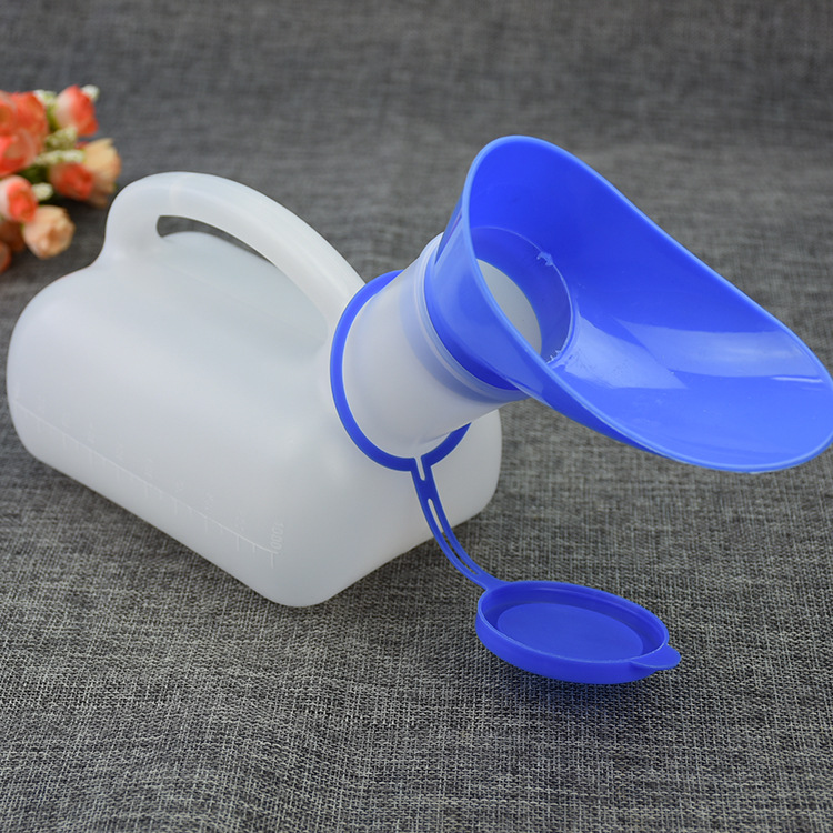 Manufacturer Supplies Medical Unisex Urinal 1000ml with Interface and Lid Car Urinal Kidsren's Urinal
