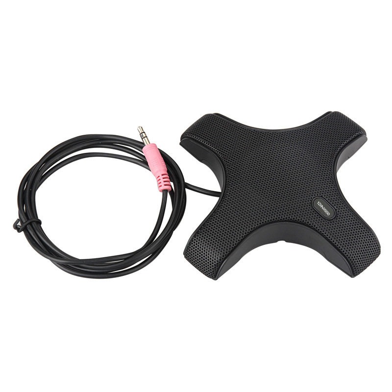 Condenser desktop computer omnidirectional microphone 3.5 microphone conference terminal voice recording game MIC