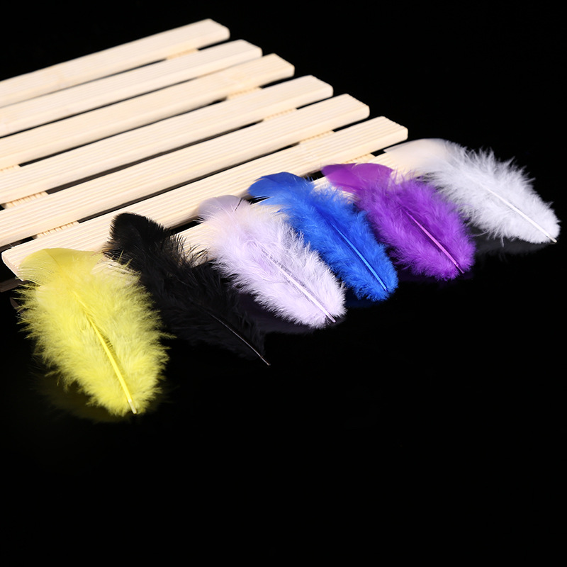 DIY decorative feather wholesale woman hair small feather jewelry decoration multi-color optional clothing accessories cat toy accessories