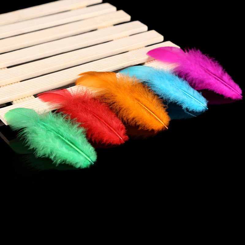 DIY decorative feather wholesale woman hair small feather jewelry decoration multi-color optional clothing accessories cat toy accessories