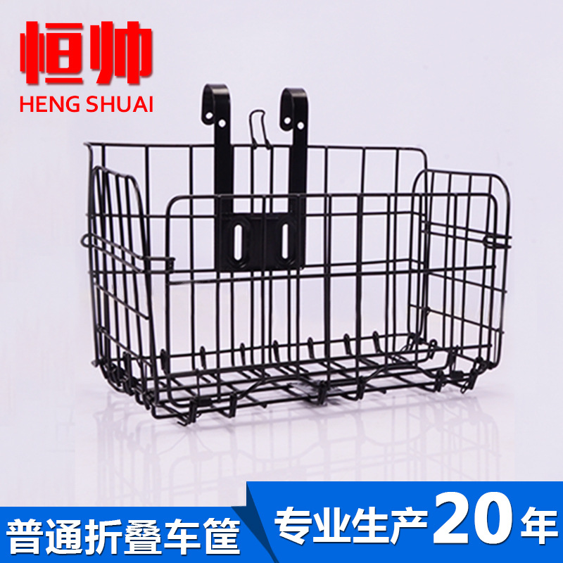 Производственные поставки складных корзин для горного велосипеда, универсальные передние и задние корзины, корзины с крючками