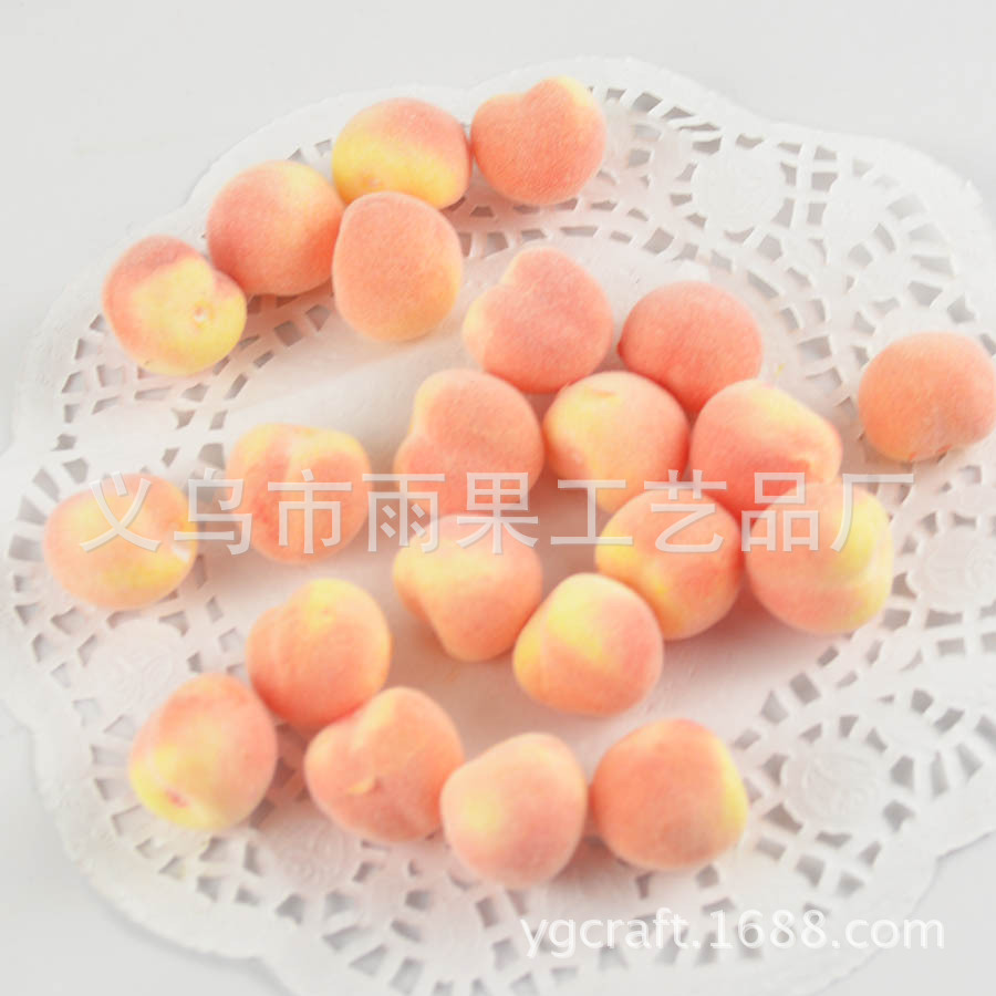Mini simulation foam small fruit small pumpkin cherry orange peach small pomegranate micro landscape small ornaments fruit