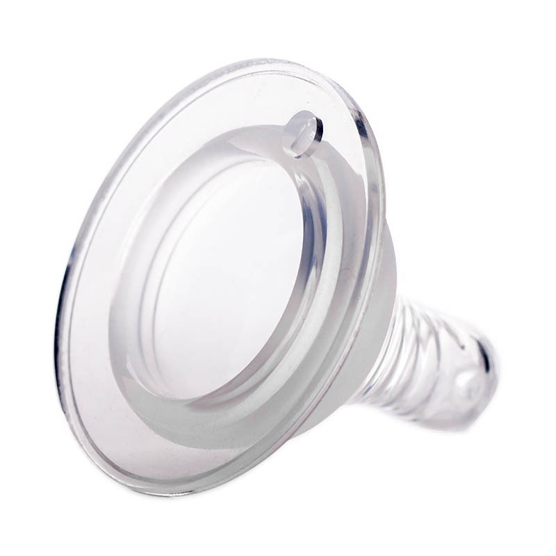 Wide-caliber frosted pacifier can be equipped with various wide-mouth baby pacifier breast milk solid silicone spiral pacifier