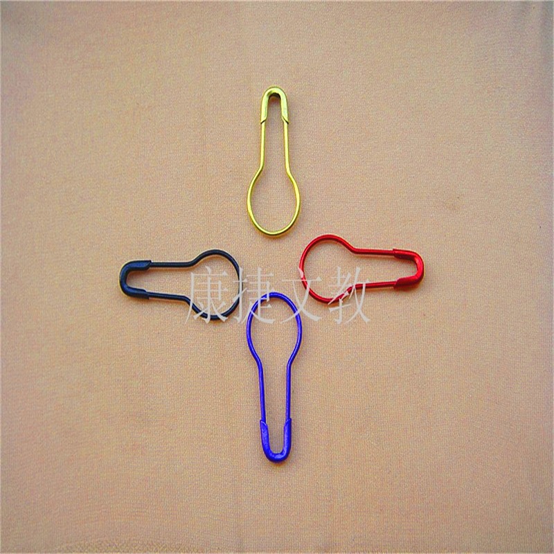 Factory supply decorative clothing tag trademark special thick wire iron over-checking needle gourd pin pear-shaped pin