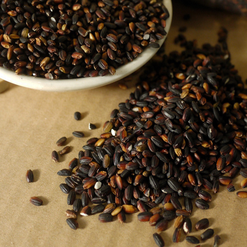 Wholesale Multigrain Black Glutinous Rice, Dessert Milk Tea Food, Blood Glutinous Rice 500g Packaging 2.5kg Free Shipping High Quality