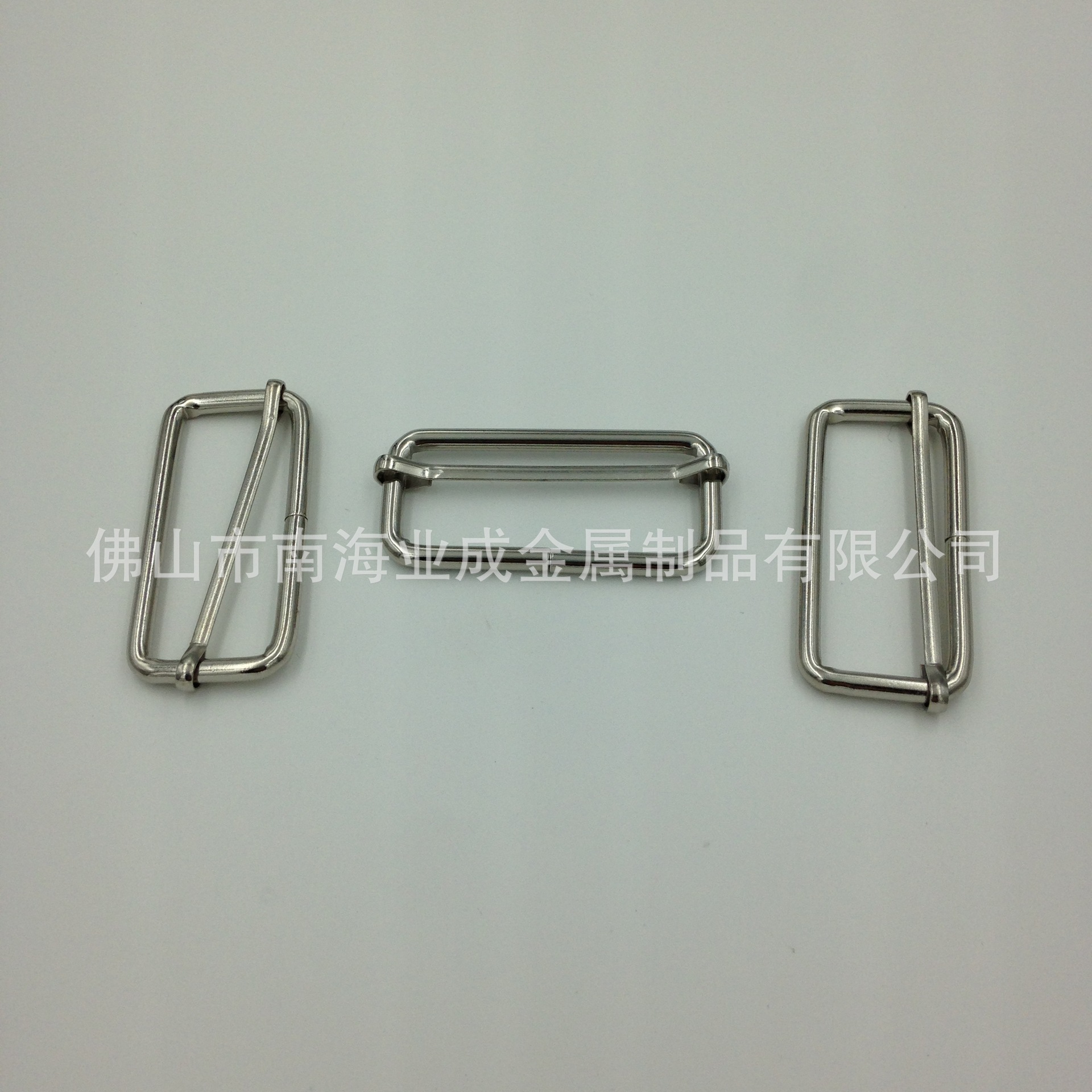Yecheng Metal Iron Wire Buckle Pull Heart Buckle Three-Speed Buckle Japanese Buckle Electrophoresis Black Gold Luggage Hardware Accessories