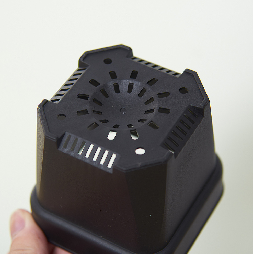 Multi-specification extra-thick shallow square pots for home gardening plastic flowerpot square flowerpot frosted fleshy flowerpot