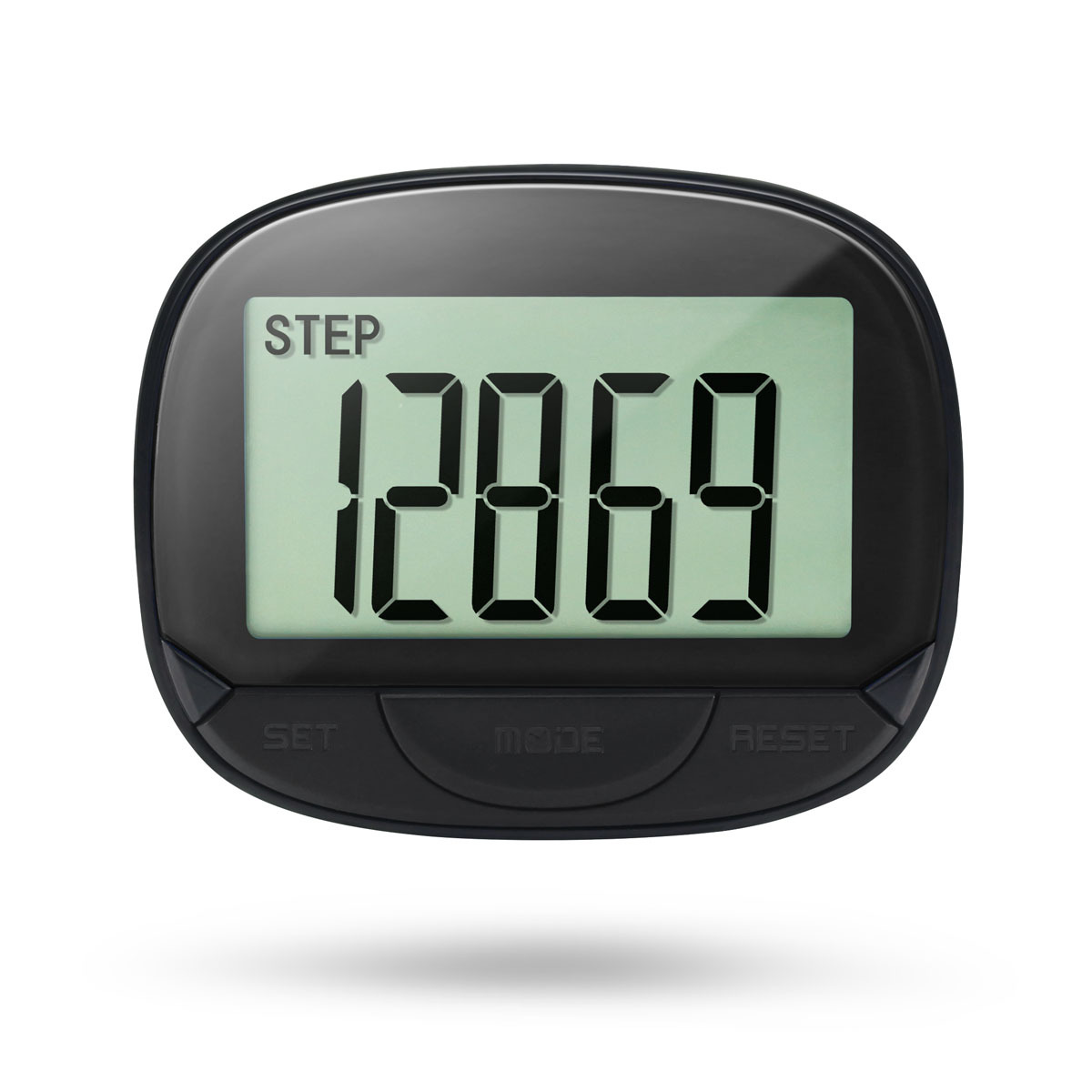 Большой экран многофункционального электронного шагомера для ходьбы, бега, игр, счетчик для студентов и пожилых людей, расход калорий при упражнениях