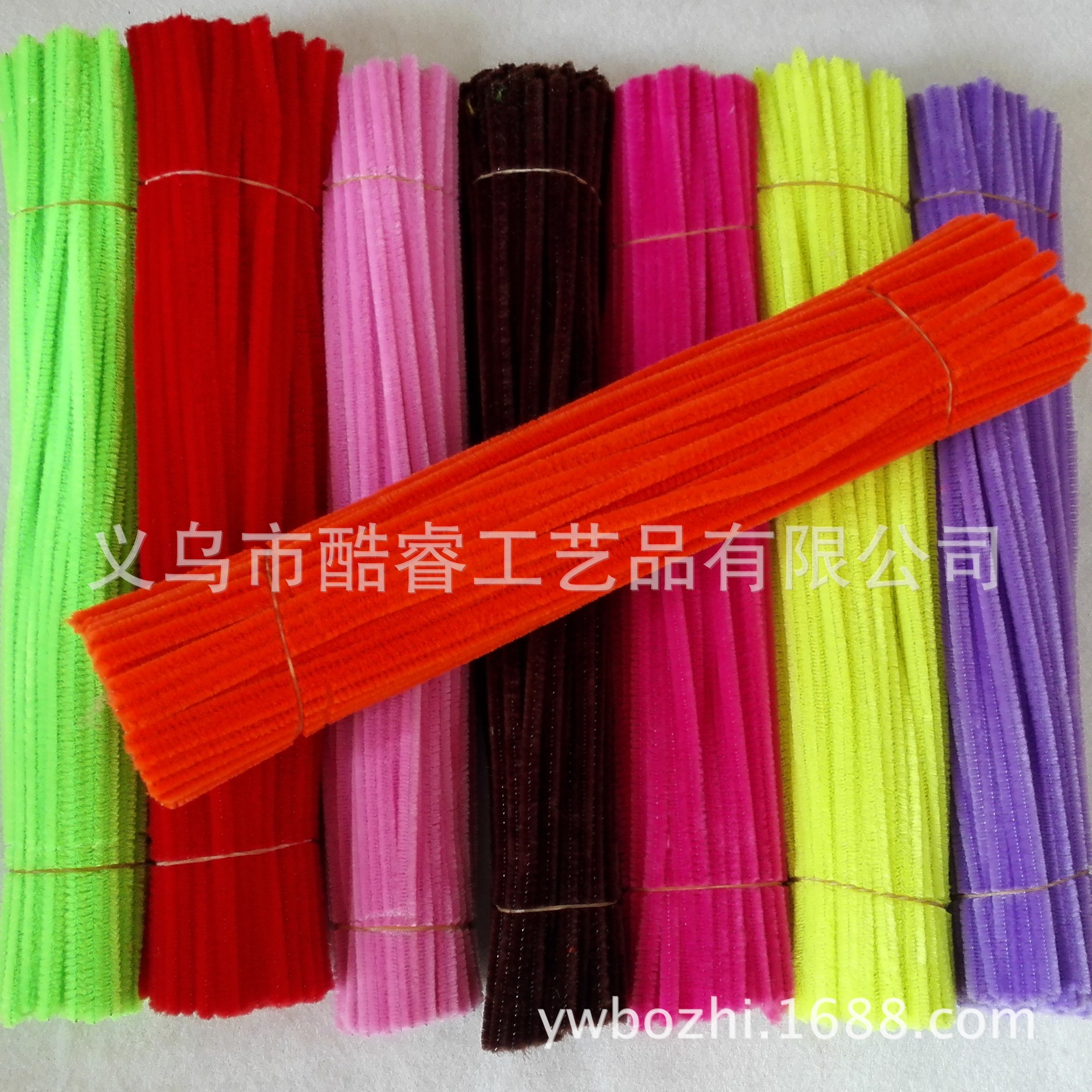 Wholesale 6MM Core Twister Wool DIY Toy Festival Red Stall Rose Tulip Material