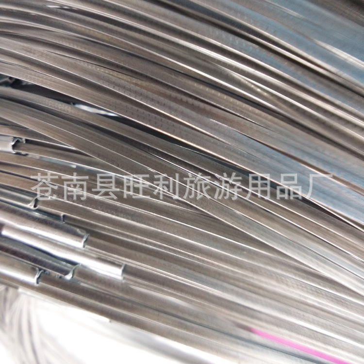 Customized 0.8 Thick * 2.8 Wide Galvanized Flattened Steel Wire Hoop Hat Galvanized Flat Wire Source Factory