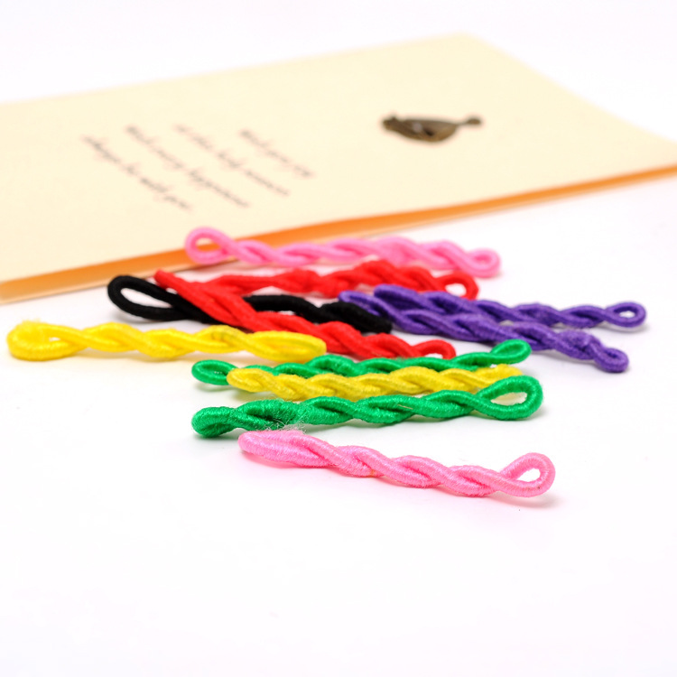 Rubber Bands for Yanhong Hair, Candy-Colored Hair Ties, Bright Red Rubber Bands, Black Hair Ropes, Hair Ties, Wholesale